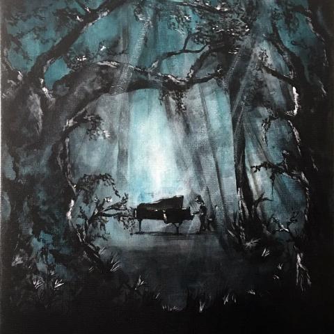 Pianoforte nel bosco incantato