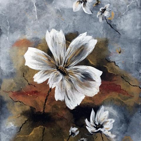 Fiori nell'oro