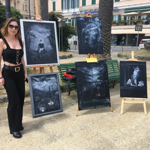 Esposizione ai Giardini Peragallo