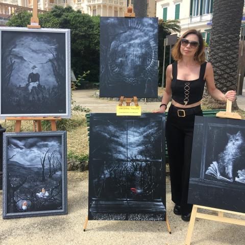 Esposizione ai Giardini Peragallo