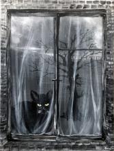Il gatto sul davanzale
