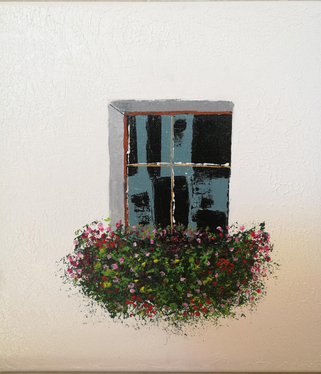 Finestra con fiori
