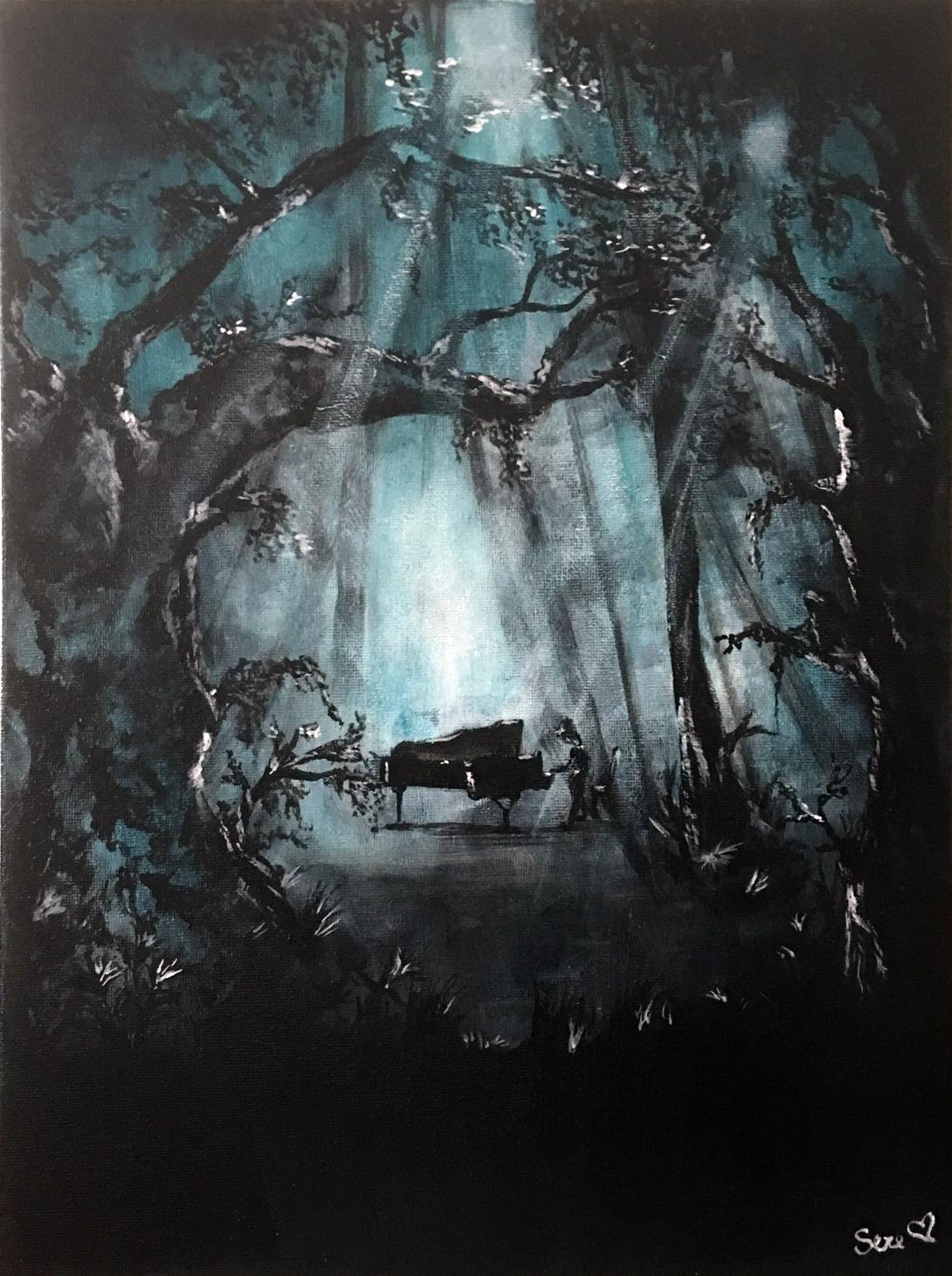 Pianoforte nel bosco incantato