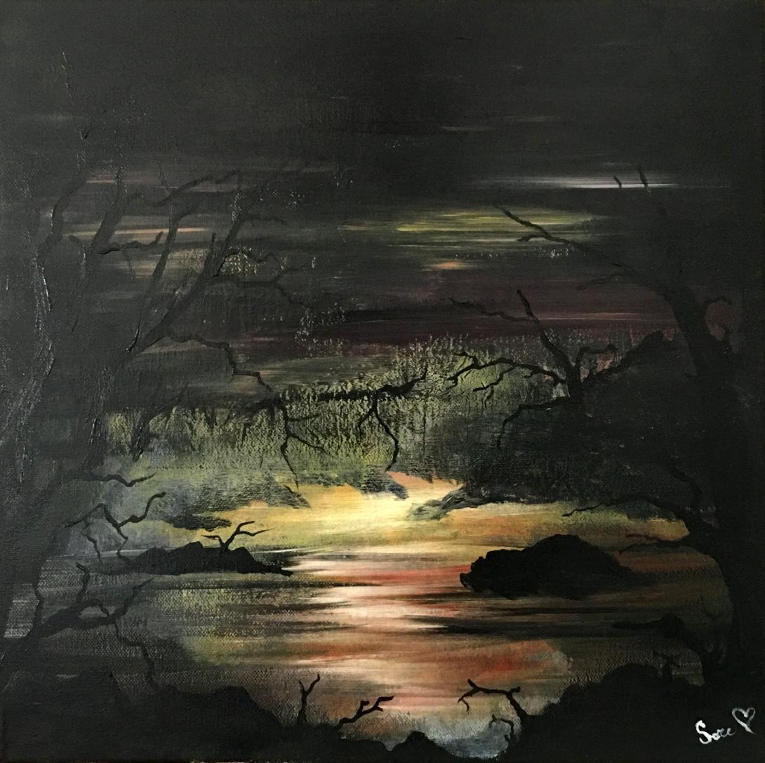 L'alba sulla palude